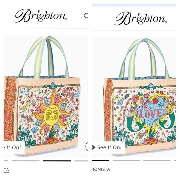 Brighton Siren’s Song Mermaid Tote NWT - Picture 1 of 10